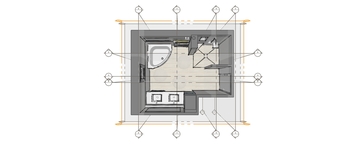 Plan salle de bain